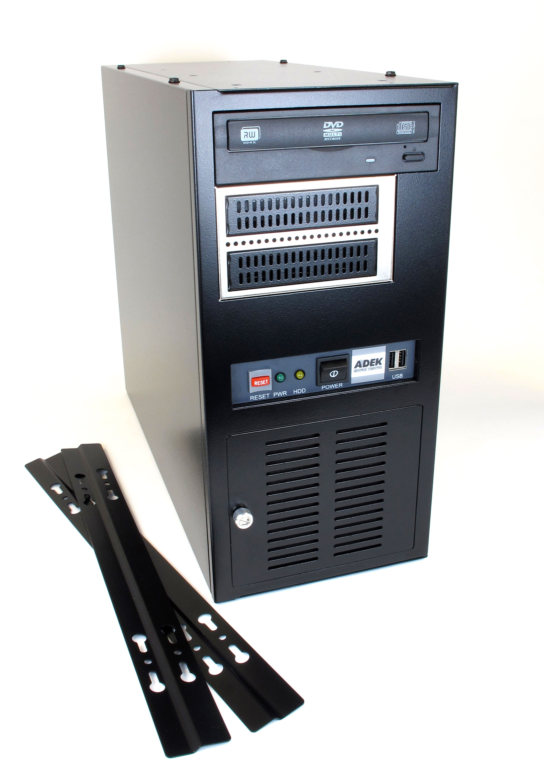 AD-612 Panel Mount Computer Front